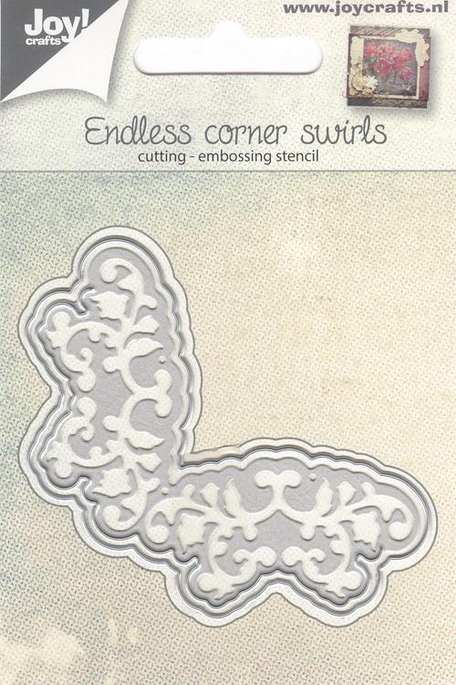 Joy Crafts -Cutting die - Endless Corners with Swirls-1