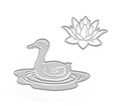 Joy Crafts Cut/Emboss/Deboss Die - Duck & Waterlily-2