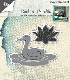 Joy Crafts Cut/Emboss/Deboss Die - Duck & Waterlily-1