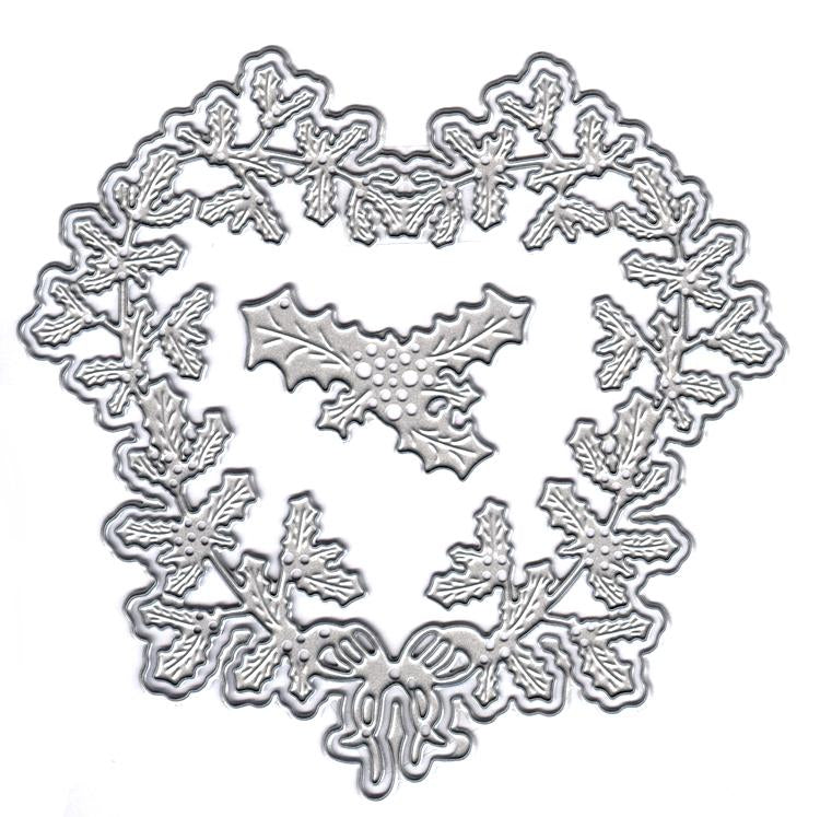 Joy! Crafts Die -Heart Shape of Holly Berries-2