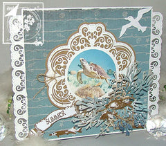 Joy Crafts Cut & Emboss Die - Border With Carving & Flowers-3