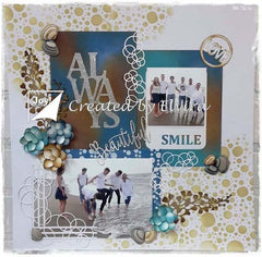 Joy! Crafts Die - Flowers with foldline-3