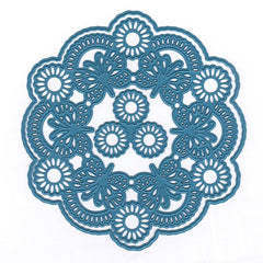 Joy! Craft Die - Circle Butterfly & Flowers-1