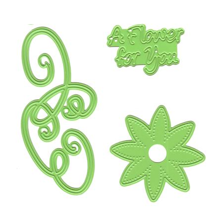 Joy! Crafts Cutting, Embossing & Embroidery Die - Flowers for a Friend-1
