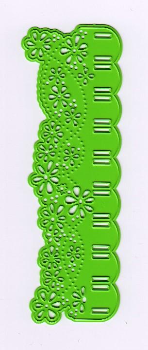 Joy! Crafts Cutting, Embossing & Embroidery border die - Flowers-1