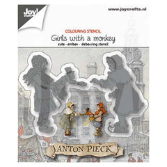 Joy! Craft Die - Anton Pieck Girl with a Monkey-1