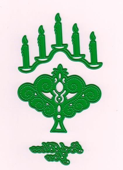 Joy! Crafts Dies - Embroidery - Candlestick/ God Bless You-1
