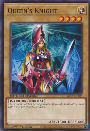 Queen's Knight (SBC2-ENA03) - Speed Duel: Battle City Finals 1st Edition-1