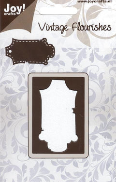 Joy! Crafts Die -Vintage Flourishes - Label stitched-1