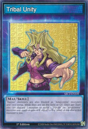 Tribal Unity (SBC2-ENS08) - Speed Duel: Battle City Finals 1st Edition-1