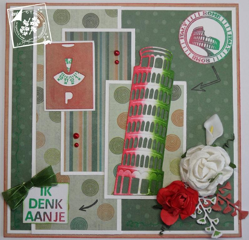 Cut & Deboss die /Clearstamp  - Parking card-3
