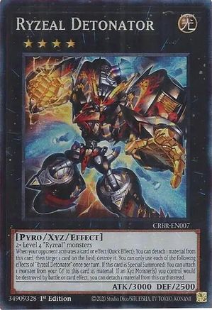 Ryzeal Detonator (CR) (CRBR-EN007) - Crossover Breakers 1st Edition-1
