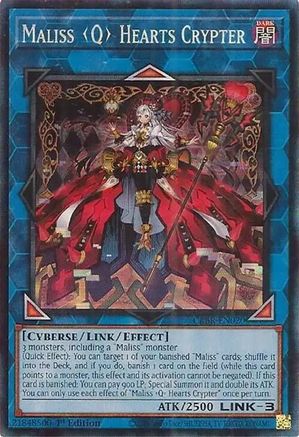 Maliss Q Hearts Crypter (CR) (CRBR-EN020) - Crossover Breakers 1st Edition-1