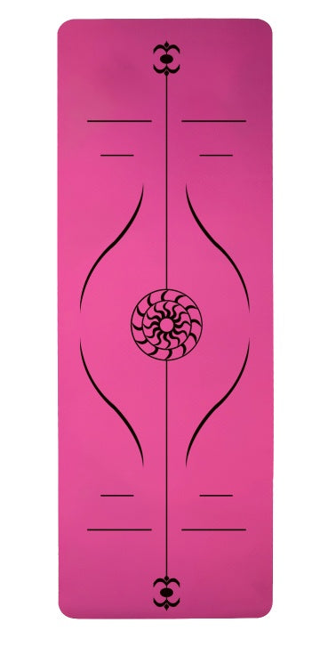 Yoga Mat Posture Line Non-Slip TPE Fitness Mat – Beginner Support &amp; Alignment Guide-14