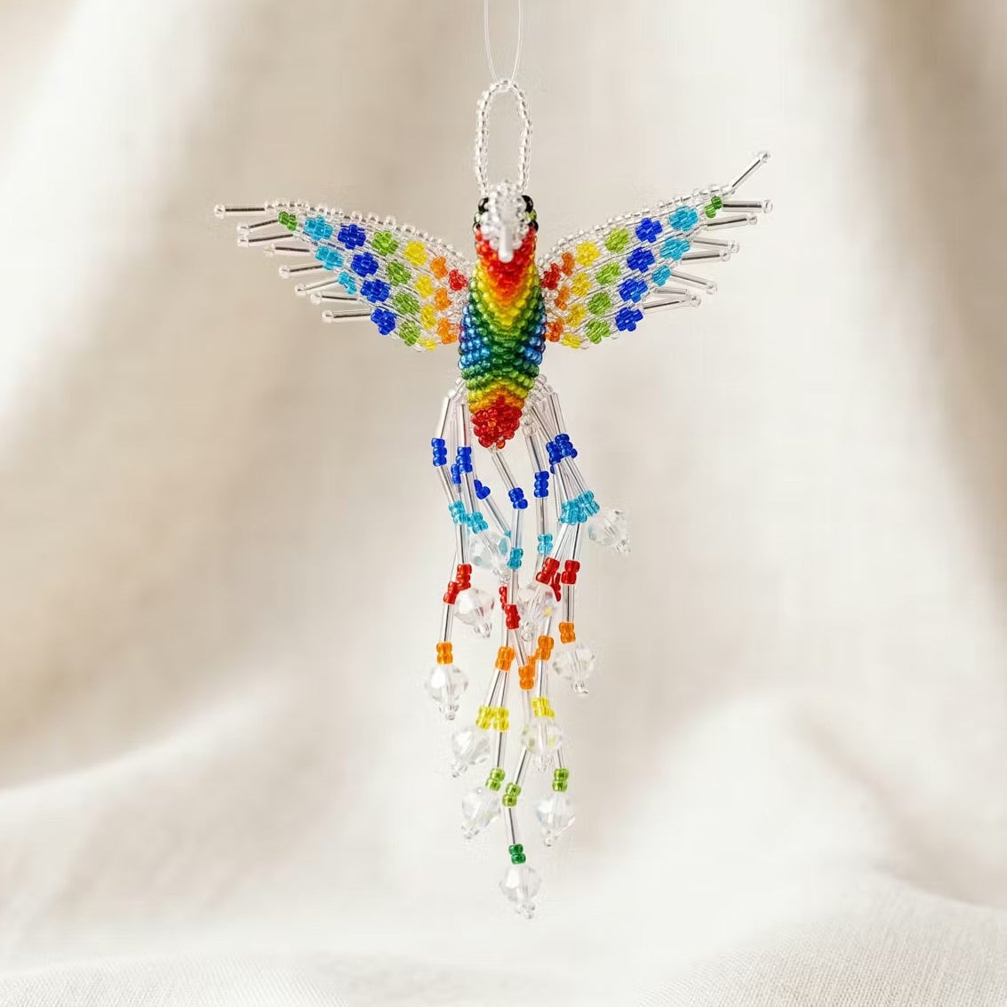 Silver Beaded Humming Bird
