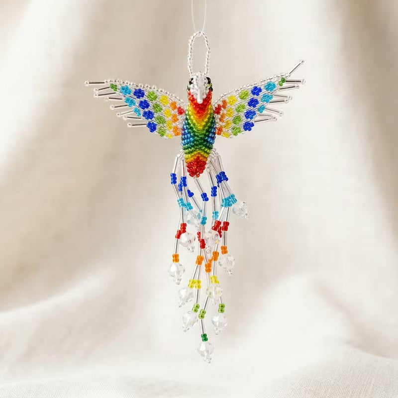 Silver Beaded Humming Bird-1