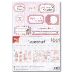 Joy! Crafts A4 Cutting Sheets Vintage Baby Boy (5 Sheets)-1