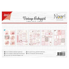 Joy! Crafts A4 Cutting Sheets Vintage Baby Boy (5 Sheets)-2