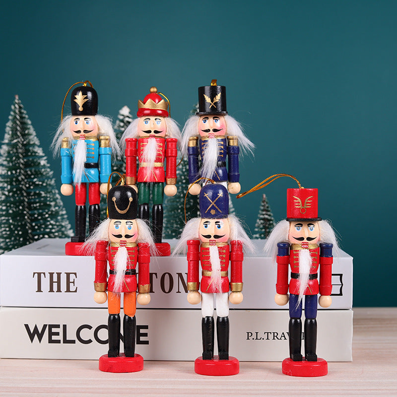 Christmas Nutcracker Soldier 6-piece Set Nutcracker Ornaments-4