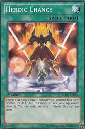 Heroic Chance (REDU-EN053) - Return of the Duelist Unlimited-1