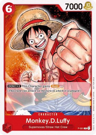 Monkey.D.Luffy (001) (P-001) - One Piece Demo Deck Cards-1