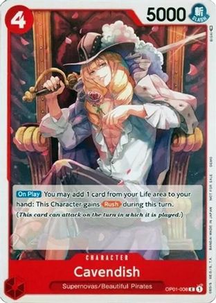 Cavendish (OP01-008) - One Piece Demo Deck Cards-1