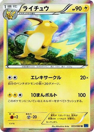 [JP] Raichu (023/060) - XYBx Collection X-1