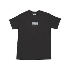 Frosted Skateboards 'Logo' Tee - Black / Silver-1