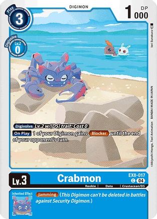 Crabmon (EX8-017) - Chain of Liberation-1