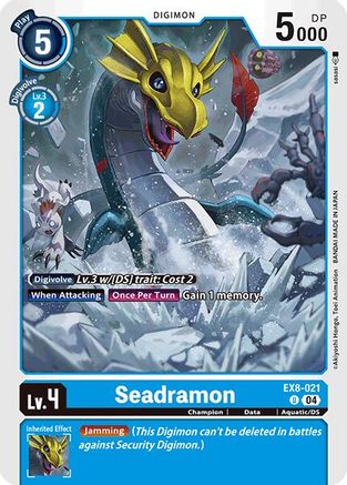 Seadramon (EX8-021) - Chain of Liberation-1