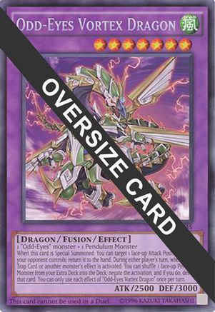 Odd-Eyes Vortex Dragon (Oversized) (DOCS-EN045) - Miscellaneous Promotional Cards-1