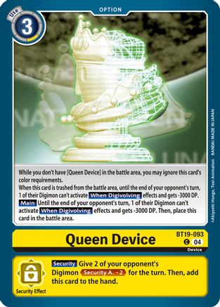 Queen Device (BT19-093) - Release Special Booster 2.5-1