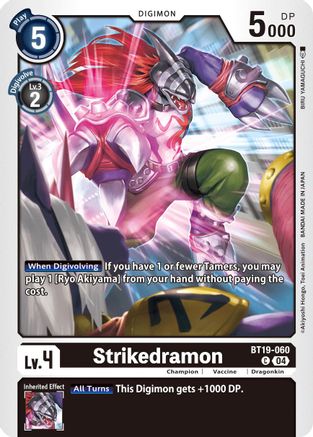 Strikedramon (BT19-060) - Release Special Booster 2.5-1