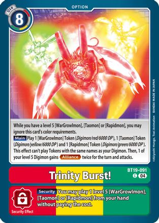 Trinity Burst! (BT19-091) - Release Special Booster 2.5-1