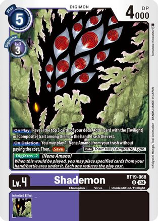 Shademon (BT19-068) - Release Special Booster 2.5