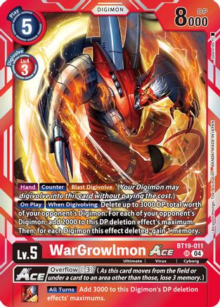 WarGrowlmon ACE (BT19-011) - Release Special Booster 2.5 Foil-1
