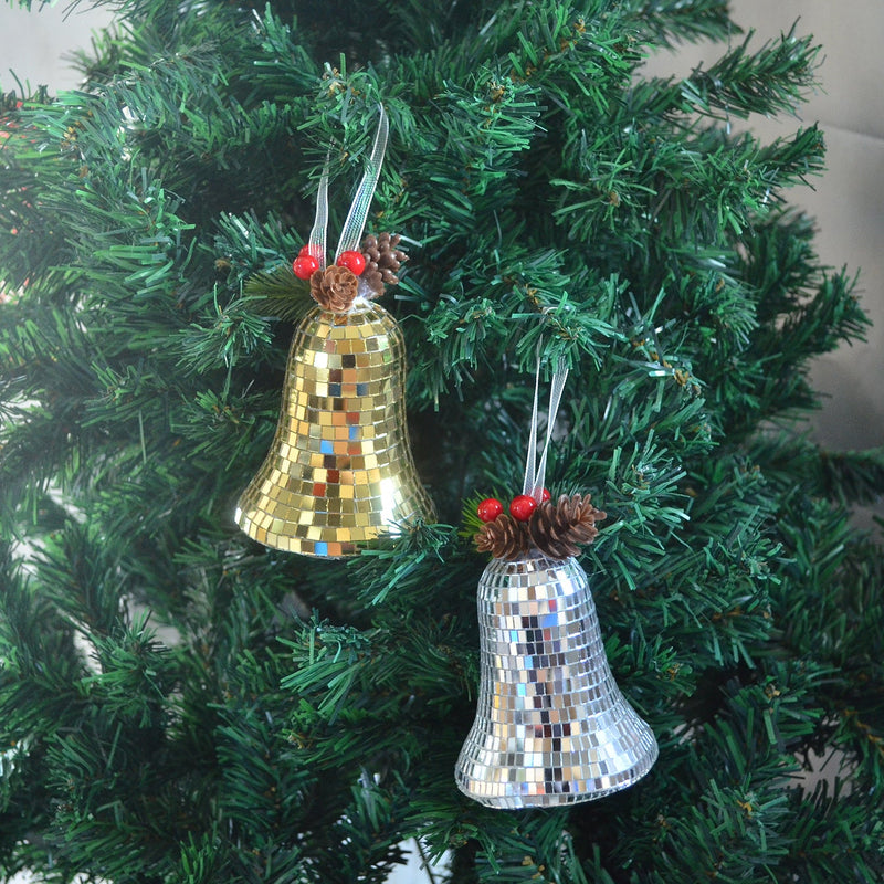 Fashionable Retro Christmas Bell Ornament-2