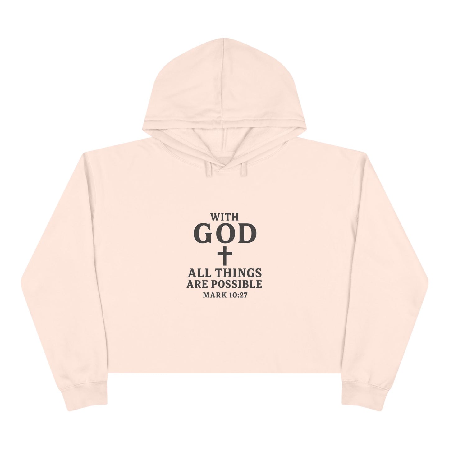 Faith-Inspired Crop Hoodie