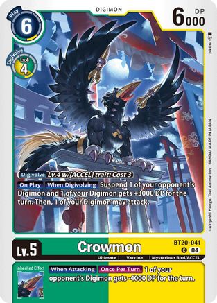 Crowmon (BT20-041) - Release Special Booster 2.5-1