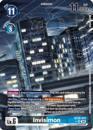 Invisimon (Alternate Art) (BT20-055) - Release Special Booster 2.5 Foil-1