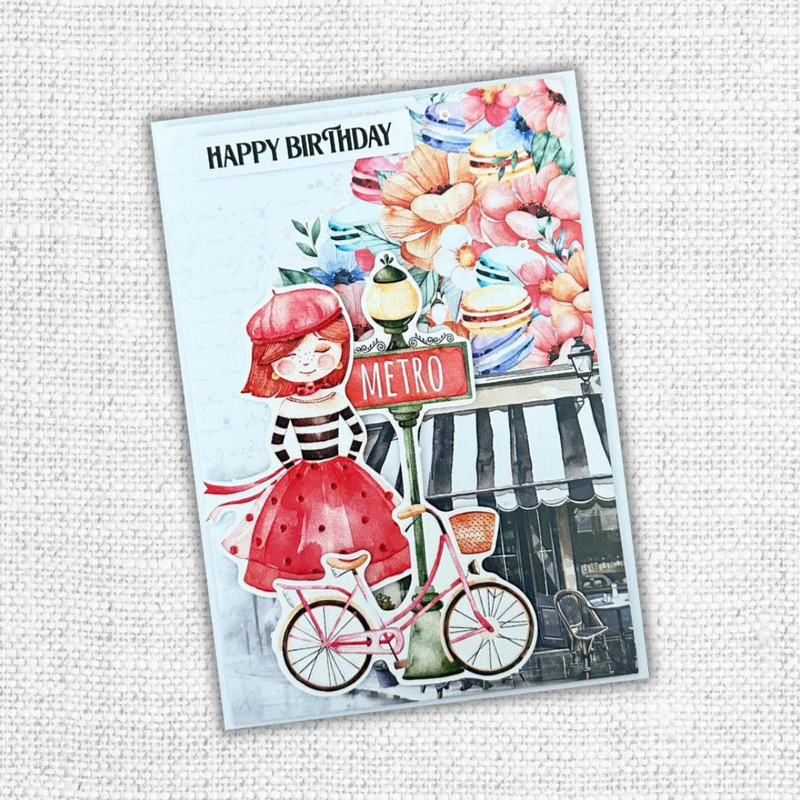 Coffee In Paris Papercuts Cardmaking Kit 32523-3