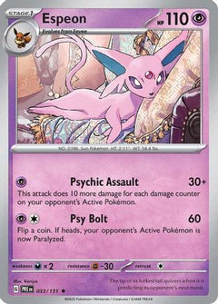 Espeon 33 - SV Prismatic Evolutions Holofoil-1