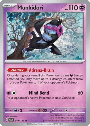Munkidori 44 - SV Prismatic Evolutions Holofoil-1