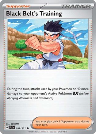 Black Belt's Training - 097/131 97 - SV Prismatic Evolutions-1