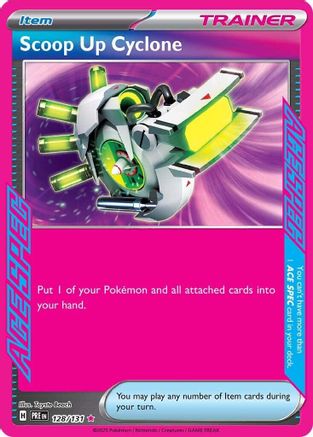 Scoop Up Cyclone 128 - SV Prismatic Evolutions Holofoil-1
