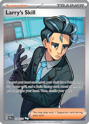 Larry's Skill - 139/131 139 - SV Prismatic Evolutions Holofoil-1