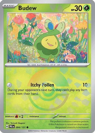 Budew (Poke Ball Pattern) 4 - SV Prismatic Evolutions Holofoil-1