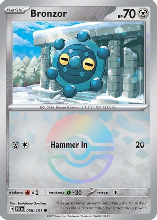 Bronzor (Poke Ball Pattern) 66 - SV Prismatic Evolutions Holofoil-1