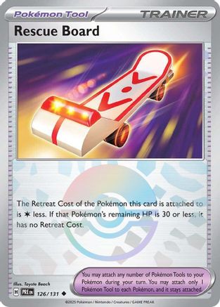 Rescue Board (Poke Ball Pattern) 126 - SV Prismatic Evolutions Holofoil-1