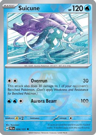 Suicune (Master Ball Pattern) 24 - SV Prismatic Evolutions Holofoil-1